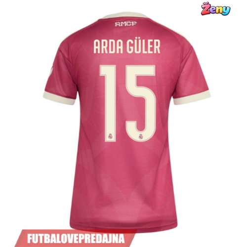 Lacne Ženy Futbalové dres Real Madrid Arda Guler #15 2026-27 Krátky Rukáv - Tretina